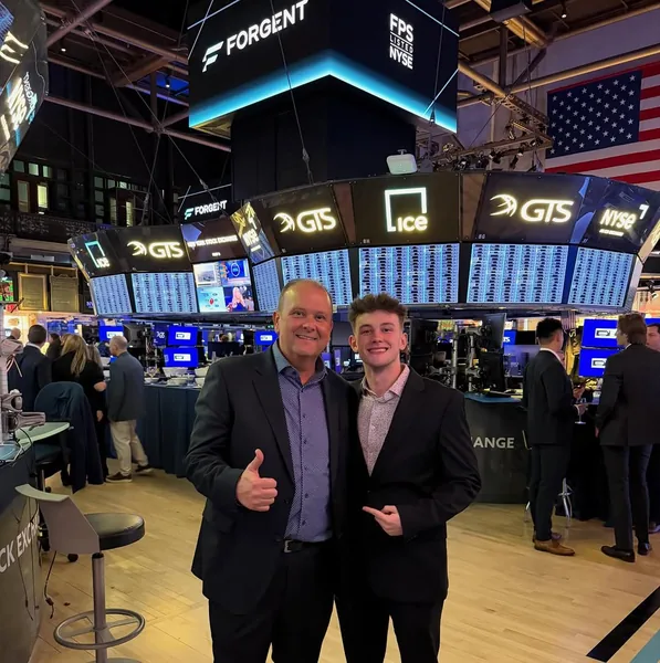 Chase on the New York Stock Exchange floor
