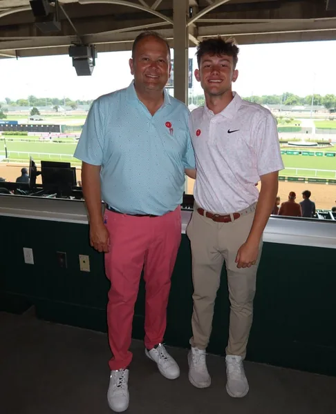 Chase at the racetrack